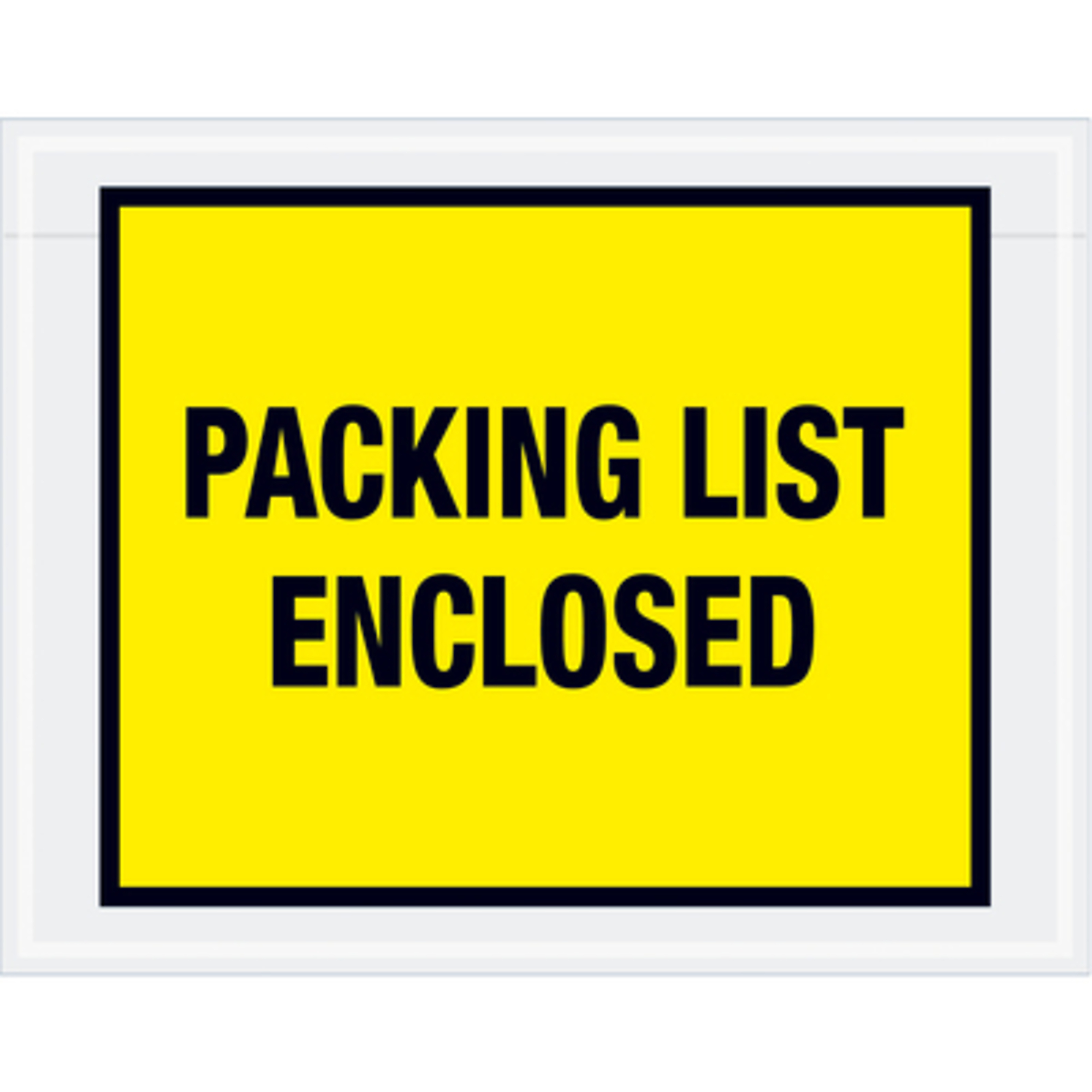 7 x 5 1/2in. Yellow "Pkng. List E" E 1000/CS, Length 7 in, Model# PL405